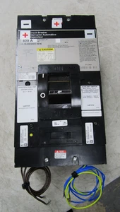 💥SQUARE D 400A CIRCUIT BREAKER 500 VDC 3P LHL3640030DC1616 W/ AUX & SHUNT TRIP - Picture 1 of 8