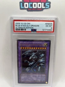 Yugioh! 2006 Blue-Eyes Ultimate Dragon JMP-EN005 EDIZIONE LIMITATA EX - MT PSA 6 - Foto 1 di 2