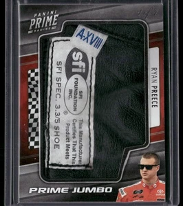 2019 PANINI PRIME RACING RYAN PREECE PRIME JUMBO SFI SHOE PATCH 1/1 - Picture 1 of 2