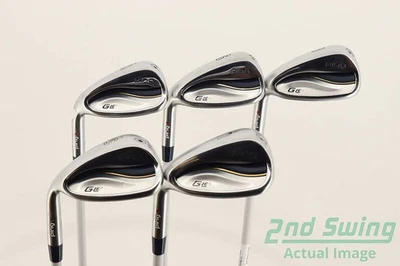 Ping G LE 3 Iron Set 8-PW GW SW Graphite Ladies Left Red dot +1/4" - Image 1 of 4
