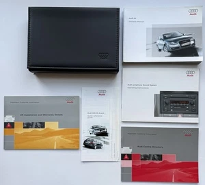 AUDI A4 MK3 B7 (05-09) OWNER HANDBOOK 2006 PRINT / MANUAL WITH LEATHER POUCH - Picture 1 of 15