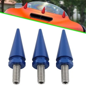 Windshield Trim Screws for Harley 96-13 Touring Electra Glide Street Glide Blue - Picture 1 of 10