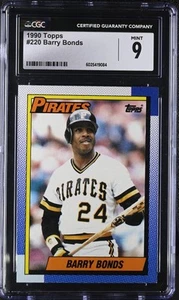 1990 Topps Barry Bonds #220 Baseball CGC 9 - Picture 1 of 2