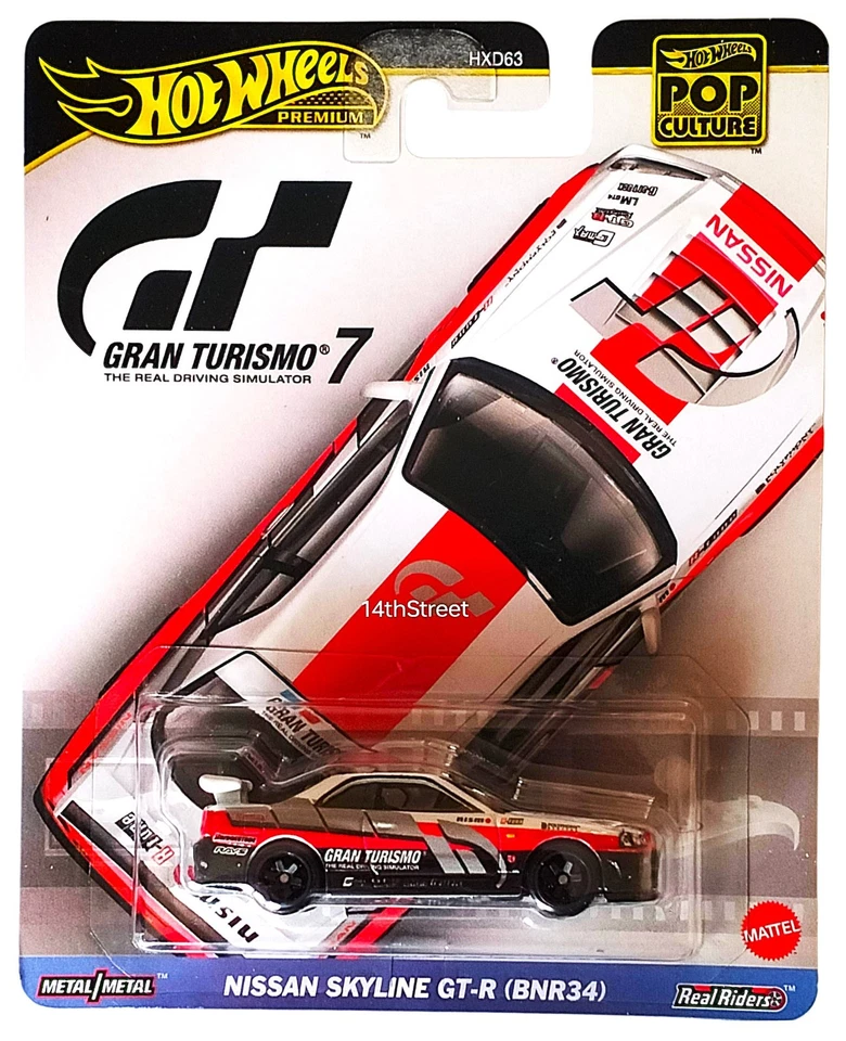 Hot Wheels Premium Entertainment - Gran Turismo 7 - Nissan Skyline GT-R (BNR34) - Image 1 of 1