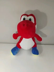 GENUINE Nintendo Super Mario Bros Red Yoshi Plush 14" 2021 - Picture 1 of 7
