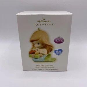 Hallmark Disney Ariel And Sebastian Christmas Ornament Precious Moments 2009 - Picture 1 of 4