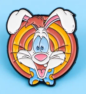 WHO FRAMED ROGER RABBIT? enamel pin  brooch lapel cartoon funny -  FREE SHIPPING - Picture 1 of 2