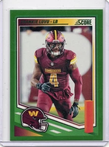 2025 Score - Frankie Luvu #108 Washington Commanders - Picture 1 of 2