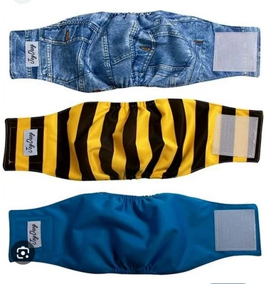 JoyDaog Male Wraps, XXL, 3 Pack, New! - Image 1 of 4