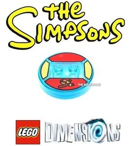 LEGO DIMENSIONS BART SIMPSON LEVEL PACK TOY TAG (SLINGSHOT) - 71211 + GIFT - NEW - Picture 1 of 3