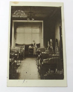 Postal benéfica propaganda alemana de la Primera Guerra Mundial c1916 orfanato de guerra asilo publicada - Imagen 1 de 4