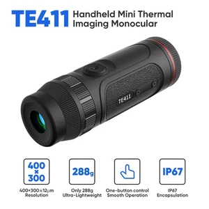 TE211/TE411/TE421-Ultra-Light 228g Thermal Night Vision Monocular for Hunting - Picture 1 of 16