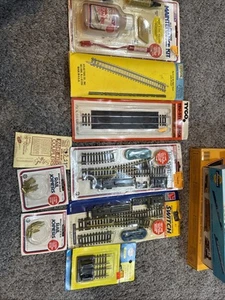 Lebensechte Fernschalter rechts links Spur HO Messing Konvolut + andere Teile - Bild 1 von 9