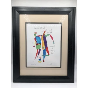Brian Andreas Original Signed "Ordinary Life" Framed 1999 Museum Quality Paper - Picture 1 of 4