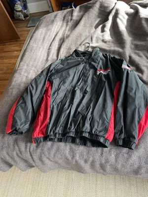 Snap On Tools Jacket Mens XLarge Black Racing Team Windbreaker Vintage 90’s NEW - Image 1 of 4