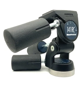 Manfrotto 141 RC Stativkopf schwarz 3 Wege Schwenkkopf Neigekopf - Picture 1 of 2