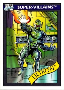 1990 Impel Marvel Universe Trading Card #61 Ultron Super Villain Vintage - Bild 1 von 2