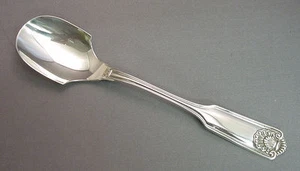 FIDDLE SHELL - FRANK SMITH ALL STERLING LARGE CHEESE SCOOP - Picture 1 of 1