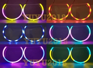 Anillo Halo Color Sueño para Ford Mustang 10-13 Flow Chasing RGB APP Lámpara DRL BT - Imagen 1 de 117