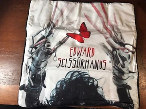 Butterfly Edward Scissorhands Pillow Cover 15" X 15" NEW Johnny Depp Tim Burton - Picture 1 of 6