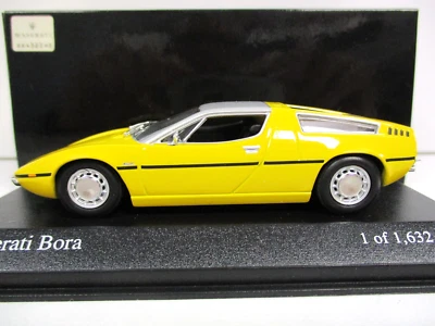 PAUL'S MODEL ART / MINICHAMPS - 1972 MASERATI BORA (YELLOW) - 1/43 - Image 1 of 4