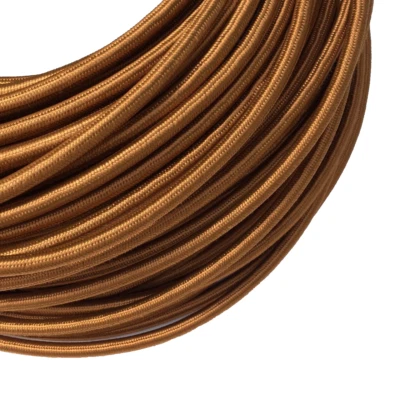 Textile Cable 5x0, 75 Cordon au Mètre Câble D'Edition Électrique 5-adrig Cuivre - Photo 1/3