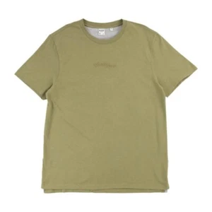 Men’s Retreat Los Angeles $40 Embroidered “Good Times” Olive T-Shirt Size S NWT - Picture 1 of 4