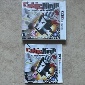 Cubic Ninja (Nintendo 3DS, 2011) CIB Complete Nice! - Picture 1 of 8