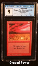 MTG Beta Flashfires CGC 9 (2075) Quad ++ Magic the Gathering