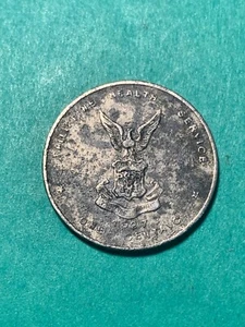 PHILIPPINES CULION LEPER COIN 1927 ONE CENTAVO TYPE 3 2-BUTTONS KM-A5 #112 SCA - Picture 1 of 5