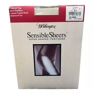 Worthington Sensible Sheers Control Top Super Shaper Pantihose Average Bone NOS - Picture 1 of 2