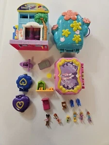 Polly Pocket 2017 To 2019 Playsets Lockets Acessories Lot - Picture 1 of 8