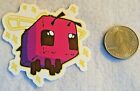 Pink and Purple Cool Video Game Flying Bee Sticker Decal Multicolor Awesome Cute