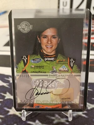 2011 Press Pass S/N 5/35 Danica Patrick Main Event Marks Rookie NASCAR CARD  - Image 1 of 3