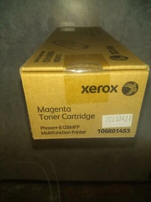 NUEVO GENUINO Xerox 106R01452 Cartucho de tóner magenta Phaser 6128MFP Foto 1 de 2