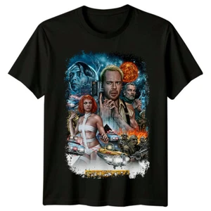 The Fifth Element (1997) Movie Poster Inspired T-Shirt Retro 90s Tee Unisex - Bild 1 von 17