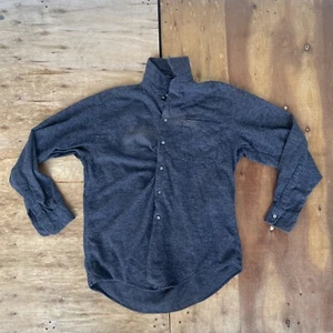 Vintage Burberrys Button Down Shirt Medium Gray Made In USA Soft - Picture 1 of 19