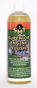 SMT1 ENGINE & GEARBOX FLUSH 350ml Cleans Oil Contaminants. Extends Engine Life - Picture 1 of 9