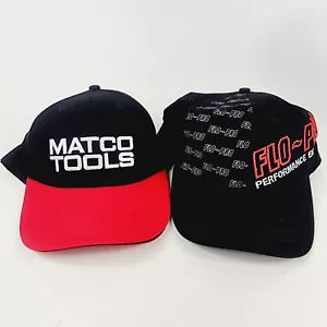 Matco Tools & Flo Pro Performace Exhaust Racing Trucker Baseball Hats Caps Black - Picture 1 of 12