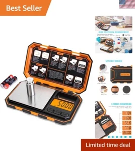 High Precision Digital Pocket Scale 500g x 0.01g - Tare Function, LCD Display - Picture 1 of 10