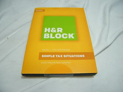 H&R Block Basic Federal Tax Software : Simple Tax Situations : 2016 : PC/Mac NIB - Image 1 of 2