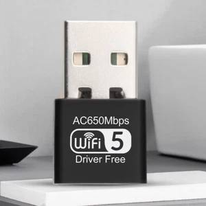 USB WiFi Adapter Compatible with 802.11b/g/n Device Dual Band WiFi Receiver UK - Bild 1 von 15