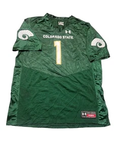 Colorado State Rams Under Armour #1 HeatGear Sideline Replica Football Jersey - Picture 1 of 5