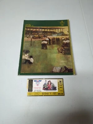 1991 Indianapolis 500 Ticket Stub With Official Program Indy 500 Arie Luyendyk - Image 1 of 4