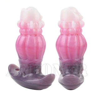Silicone Anal Plug Dildo With Belt Tail Strapon Dildos Vibrating Handcuffs Toys - Picture 1 of 30