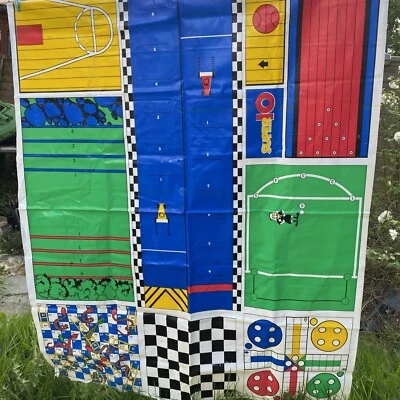 Kids Giant Floor Play Mat Lurk snakes & Ladders Draughts Chess Basketball Super - Image 1 of 4