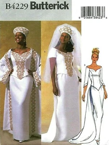 2004 Wedding Coat Top Skirt Sewing Pattern U-Pick Size 8-24 Butterick 4229 OOP - Picture 1 of 4