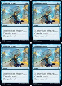 MTG - 4x WHIRLWIND DENIAL - Theros Beyond Death (U) - Picture 1 of 1