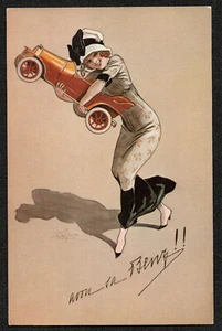 Publicité. Automobile. Mercedes Benz. Vers 1910. Art Déco - Picture 1 of 1