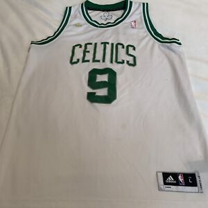 Youth Rajon Rondo Boston Celtics NBA Sewn Jersey Size Youth LARGE (+2) STAINED